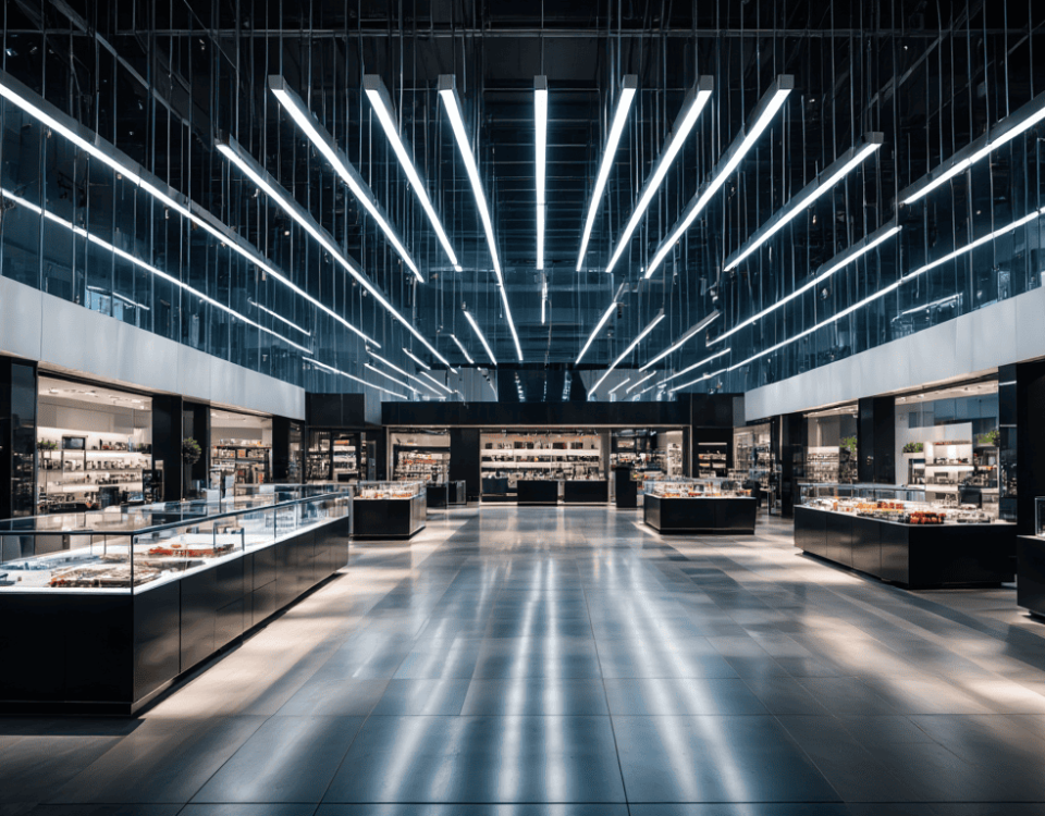 Suspended Linear Lighting