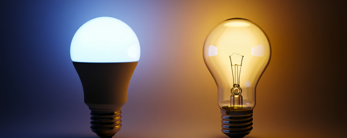 led vs halogen light bulbs