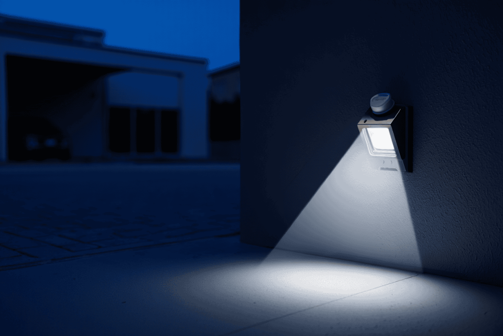 hands-free motion sensor area lighting